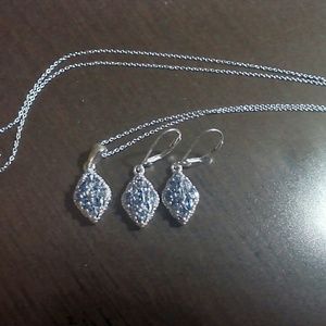 Necklace and earrings